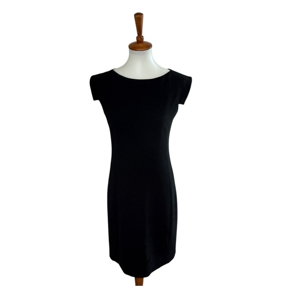 MM Lafleur Sarah Dress Cap Sleeve Black Size 4 - Picture 1 of 7